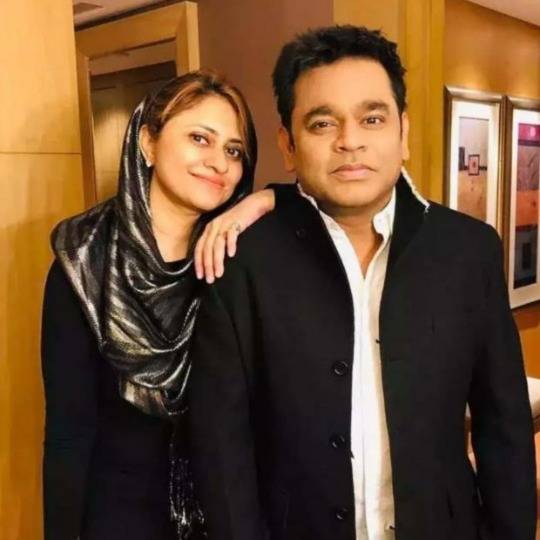 Ar Rahman interrupts wife for speaking English at award function.