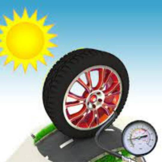 What should be the air pressure in the car's tyre? The mathematics of cold and summer is also different.