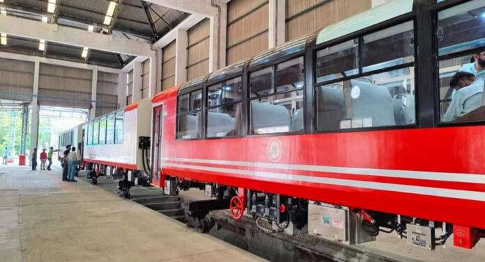 Have you seen the pictures of the new look of the Kalka-Shimla toy train? They will beat Switzerland.
